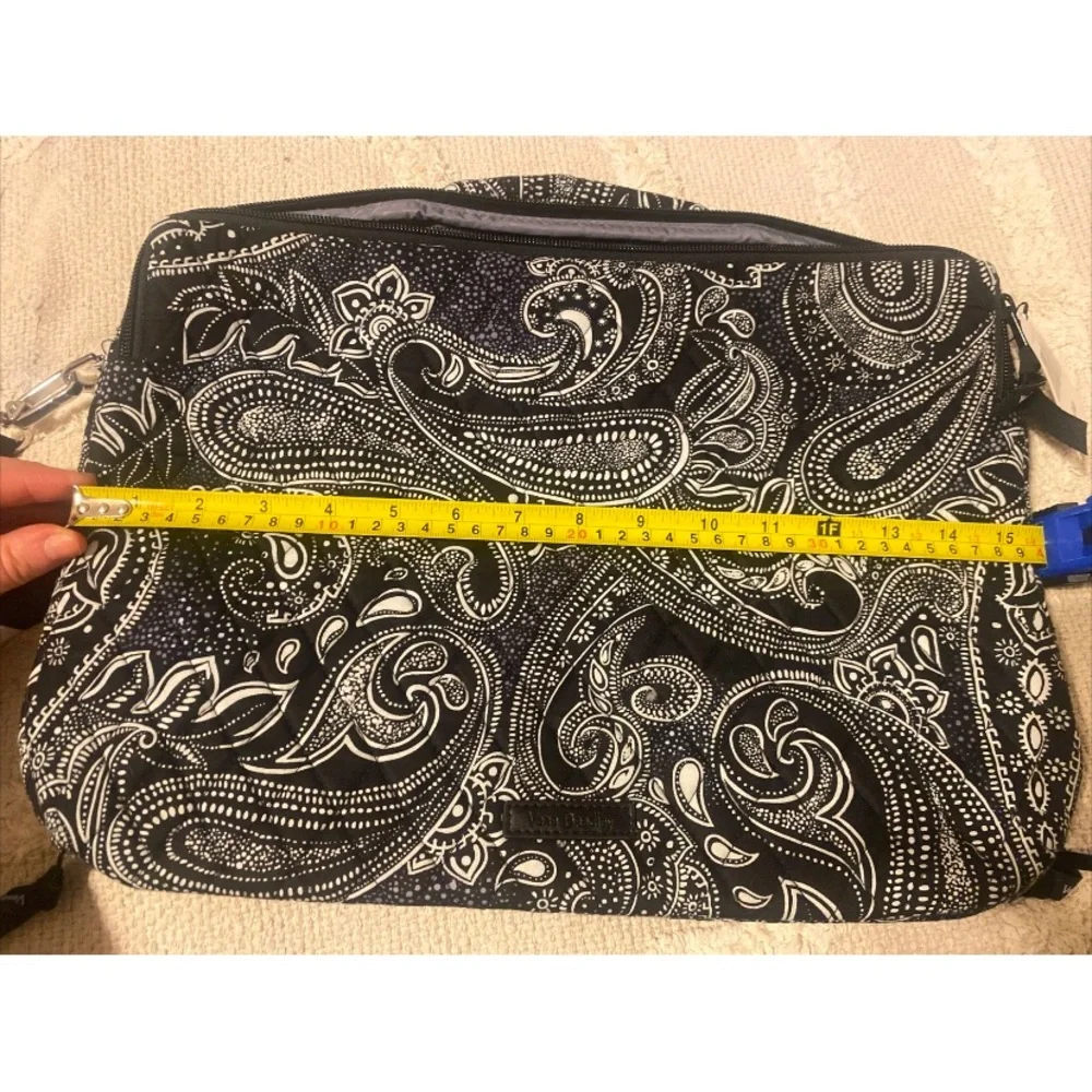 Vera Bradley Black and White Paisley Baby Bag